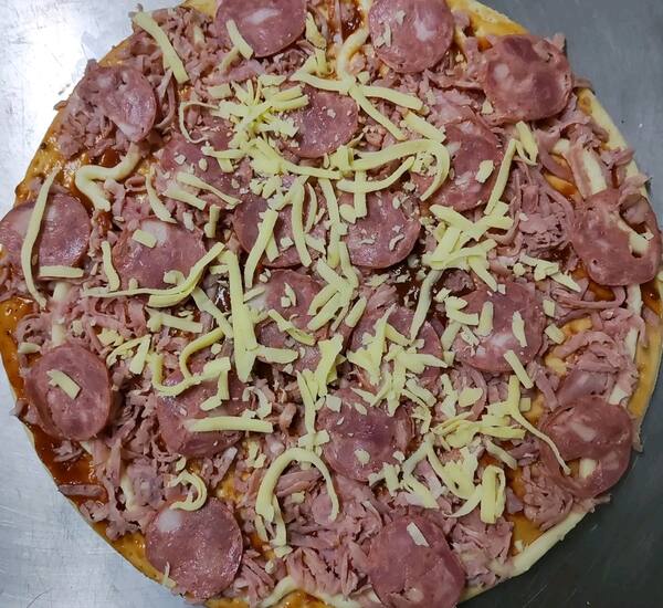 Pizza crua